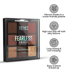 RENEE Fearless Eyeshadow Palette 12gm