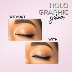 RENEE Holographic Eyeliner Combo of 3 with FREE Pouch