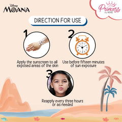 Princess by RENEE Disney Moana Sunscreen with SPF 50