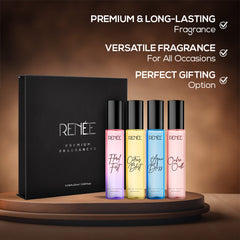 RENEE Eau De Parfum Pack of 4, 15ml each